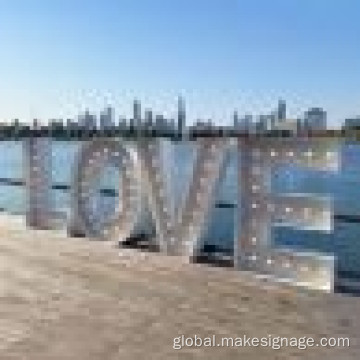 China Light Up Letters outdoor Supplier